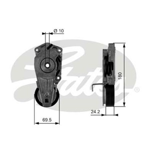 Strammerull, kilerem med ribber, MINI MINI, MINI Cabriolet, 11281482199