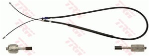 Kabel, parkeringsbremse, Bak, Høyre, Venstre, CITROËN C15 Kombi, C15 Skåp/stor limousine, 4745 N6