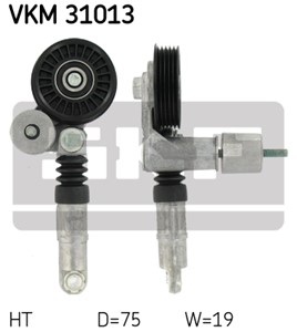 Strammerull, kilerem med ribber, Senter, Øvre, AUDI,SKODA,VW, 038 145 278, 038 145 299 A, 038 903 315 D, 038 903 315 P
