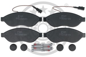 Bremseklosser sett, Framaksel, CITROËN,FIAT,PEUGEOT, 16 124 338 80, 4253 55, 4253 56, 4254 61, 77364014, 77366017, 77366018, 77366020, 7