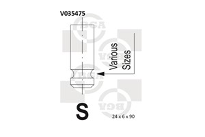 Utløpsventil, LAND ROVER,MG,ROVER, LGH100820, LGH100820L, LGH101190, LGH101190L