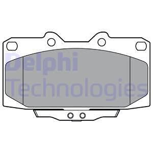 Bremseklosser sett, Framaksel, TOYOTA YARIS, 0446552360