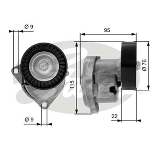 Strammerull, kilerem med ribber, KIA CARNIVAL I, CARNIVAL II, 0K55115981B