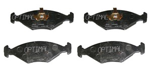 Bremseklosser sett, Foran, FIAT FIORINO Pick up, FIORINO Skåp/stor limousine, 3056981515, 374 698 151 A, 374 698 151