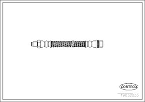 Bremseslange, Bak, Bakaksel, Hjulside, NISSAN,OPEL,RENAULT,VAUXHALL, 4412727, 4621300QAC, 8200003481, 91167776