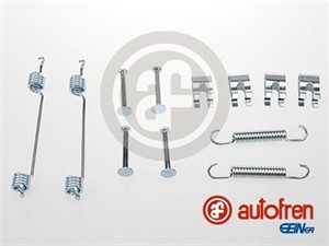 Tilbehørsett, bremsesko, Bakaksel, FIAT 500, 500 C, PANDA, PUNTO, PUNTO Skåp/halvkombi, FORD KA, 7550838