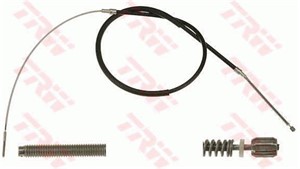 Kabel, parkeringsbremse, Bak, Høyre, Venstre, VW GOLF II, JETTA II, 191 609 721