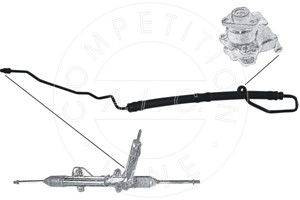 Hydraulikkslange, styring, SEAT,SKODA,VW, 6Q1 423 893E, 6Q1 423 893F, 6Q1 423 893K, 6Q1 423 893Q