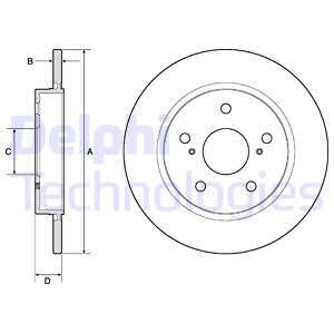 Bremseskive, TOYOTA AURIS, AURIS Kombi, AURIS Skåp/halvkombi, AURIS VAN Skåp/halvkombi, COROLLA Sedan, 4243102170, 4243102180, 424311228