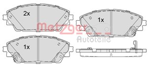 Bremseklosser sett, Framaksel, MAZDA 3, 3 Sedan, 3 Skåp/halvkombi, CX-3, B4Y0-33-28ZA, BHY1-33-28ZA