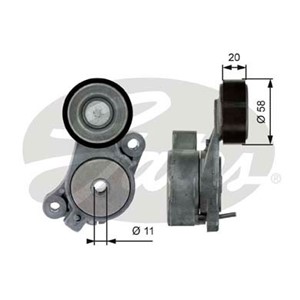 Strammerull, kilerem med ribber, VW BEETLE, 03C 145 299 M, 03C145299D, 03C145299M