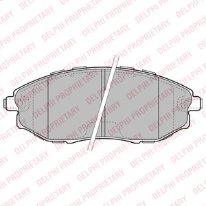 Bremseklosser sett, Framaksel, CHEVROLET EPICA, DAEWOO TOSCA, 96475027, 96952179