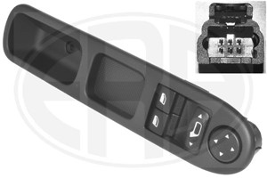 Bryter, vindusløfter, Foran venstre, PEUGEOT 307 SW, 6554 00, 96 351 622 XT