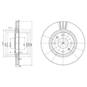 Bremseskive, CITROËN XANTIA, XANTIA Break, XANTIA Skåp / kombi, XSARA, XSARA Break, PEUGEOT 306 Halvkombi, 405 Break II, 1618860180, 424