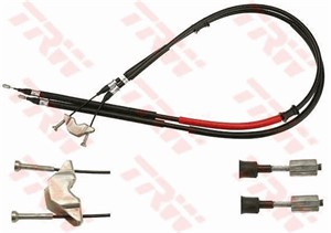 Kabel, parkeringsbremse, Bak, Senter, OPEL ZAFIRA A Minibus, minivan, 24436467, 5 22 153, 5 22 558, 90581267