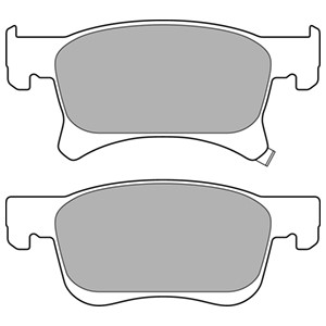 Bremseklosser sett, Framaksel, OPEL ADAM, CORSA E, CORSA E Skåp/halvkombi, VAUXHALL ADAM, CORSAVAN Mk IV, 1605281, 39122150, 95517029, 9