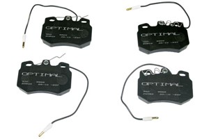 Bremseklosser sett, Framaksel, CITROËN BX, BX Break, C15 Skåp/stor limousine, VISA, 95607093, 95607098, 95611498, 95616818, 95647733
