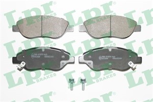 Bremseklosser sett, Framaksel, FIAT TIPO Halvkombi, TIPO Kombi, TIPO Sedan, 77367623, 77367923, 77368553