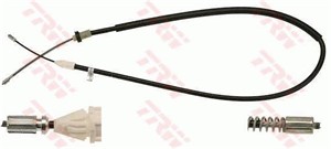 Kabel, parkeringsbremse, Bak, Venstre, RENAULT CLIO II, CLIO Skåp/halvkombi II, THALIA I, 77 00 424 928
