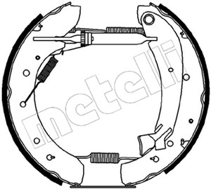 Bremsesko sett, Bakaksel, CITROËN,FIAT,PEUGEOT, 4241.2Y, 4241.3V, 4241.4X, 4241.7T, 4242.39, 4706738, 9214425, 9942885