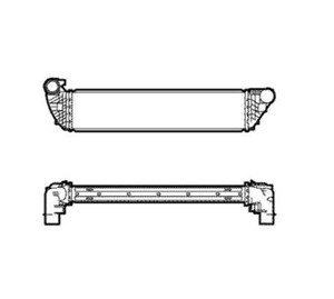 Ladeluftkjøler, RENAULT ESPACE IV, LAGUNA II, LAGUNA Grandtour II, VEL SATIS, 1J0 145 276, 6QD 145 276, 8200292773, 8200301883