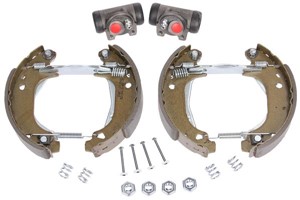 Bremsesko sett, Bakaksel, PEUGEOT 205 I, 205 II, 205 Cabriolet I, 42411T, 424145, 42416L, 427105