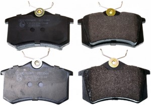 Bremseklosser sett, Bakaksel, RENAULT,CITROËN,PEUGEOT, 4253 96, 4254 17, 4254 20, 4254 28, 44 06 002 95R