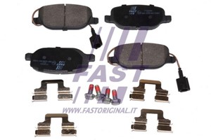 Bremseklosser sett, Bakaksel, ALFA ROMEO GIULIETTA, 71770096, 77365542