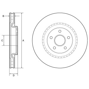 Bremseskive, Framaksel, JEEP GRAND CHEROKEE IV, 5181513AB, 5181513AC, 5181513AD