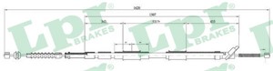 Kabel, parkeringsbremse, Bak, Venstre, TOYOTA COROLLA, COROLLA Compact, COROLLA Kombi, COROLLA Liftback, 4643002040, 4643012300