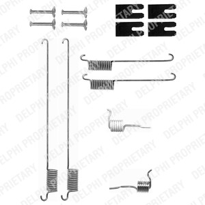 Tilbehørsett, bremsesko, Bakaksel, LAND ROVER FREELANDER I, FREELANDER Soft Top I