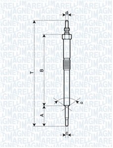 Glødeplugg, HONDA, 12291 RBD E011, 12291 RMA XE011, 12291RBDE01, 12291-RBD-E01, 12291-RL0-G01