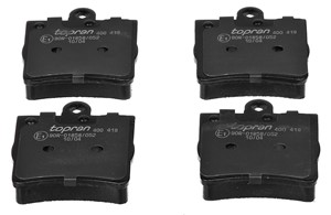 Bremseklosser sett, Bakaksel, MERCEDES-BENZ, 002 420 71 20, 002 420 74 20, 004 420 17 20, A002 420 71 20, A002 420 74 20, A004 420 17 20