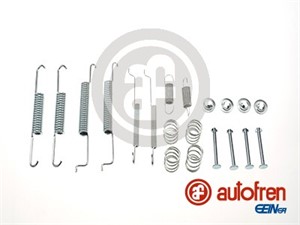 Tilbehørsett, bremsesko, Bakaksel, AUDI,DACIA,MITSUBISHI,NISSAN,SEAT,SKODA,TOYOTA,VW, 114068000, 115330981, 115330982, 1H0698545, 1H0698