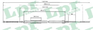Kabel, parkeringsbremse, Høyre, Venstre, VW PASSAT B3/B4, PASSAT B3/B4 Variant, 3A0609721, 3A0609721B