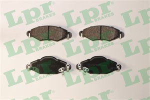 Bremseklosser sett, Framaksel, TOYOTA YARIS, YARIS VERSO, 044650D010, 044650D040