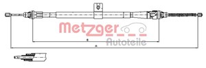 Kabel, parkeringsbremse, Bak, Venstre, NISSAN MICRA III, MICRA C+C III, 36531-AX601