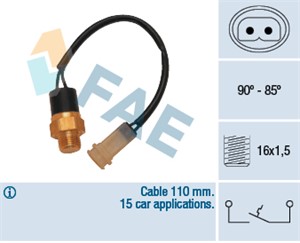 Temperaturbryter, radiator ventilator, NISSAN CHERRY III, PRAIRIE, SUNNY I, SUNNY Coupé I, SUNNY Traveller I, 000 545 54 09, 12 13 0 148