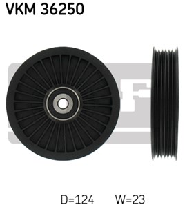 Styrerulle-kileribberem, Høyre nede, Høyre oppe, Nedre venstre, Øvre venstre, Høyre, Øvre, OPEL,RENAULT,VAUXHALL,VOLVO, 56 36 412, 77 01