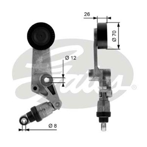 Strammerull, kilerem med ribber, TOYOTA CELICA Coupé, COROLLA, COROLLA Sedan, MR2 III, 1660122013, 166200W090, 166200W091, 166200W092, 1