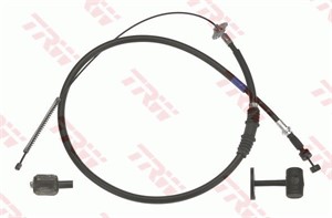 Kabel, parkeringsbremse, Bak, Venstre, OPEL FRONTERA A, FRONTERA A Sport, VAUXHALL FRONTERA Mk I, 0522631, 0522635, 5 22 427, 5 22 631,