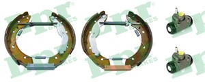 Bremsesko sett, Bakaksel, RENAULT, 7701203341, 7701205307, 7701205341