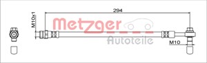 Bremseslange, Høyre bakaksel, Venstre bakaksel, AUDI A4 B9, A4 B9 Avant, A5, A5 Cabriolet, A5 Sportback, 8W0 611 775 C, 8W0611775C