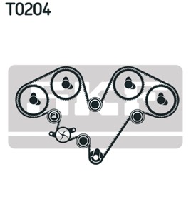 Registerreimsett, ALFA ROMEO 147, 156, 156 Sportwagon, 166, GT, GTV, LANCIA KAPPA, KAPPA Coupé, KAPPA SW, THESIS, 55191536, 60603056, 60