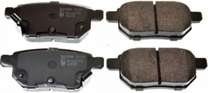 Bremseklosser sett, Bakaksel, LEXUS CT, SUBARU TREZIA, TOYOTA AURIS, COROLLA Sedan, IQ, PRIUS, URBAN CRUISER, VERSO S, YARIS, 04466 5207