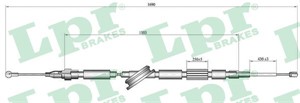 Kabel, parkeringsbremse, Høyre, Venstre, AUDI TT, TT Roadster, 8N0609721E, 8N0609721G, 8N0609721H