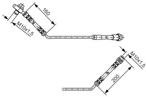 Bremseslange, Bak, Venstre bakaksel, Venstre, BMW X5 [E53], 34 30 1 165 765