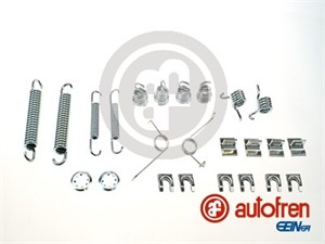Tilbehørsett, bremsesko, Bakaksel, DACIA,FIAT,PEUGEOT,RENAULT,SEAT,TALBOT, 430811, 7701010665, 95614553