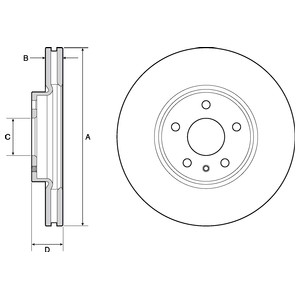 Bremseskive, Framaksel, FORD MONDEO Halvkombi V, MONDEO Sedan V, MONDEO Turnier V, 2017128, 5202199, 5322975, DG9C1125AC, DG9C1125AD, DG