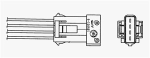 Lambdasonde, Foran, på begge sider, Venstre, CITROËN,FIAT,LANCIA,PEUGEOT,RENAULT, 1628 HN, 96 229 975, 96 35 978 580, 96 359 785